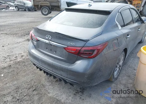 2019 Infiniti Q50 3.0T Luxe z USA, uszkodzony, nr VIN JN1EV7AR0KM555980